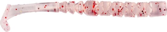 Mustad Aji Paddle Tail 2" Uv Clear Red Glitter 12db/csomag