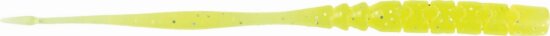 Mustad Aji Straight Tail 3" Clear Chartreuse 12db/csomag