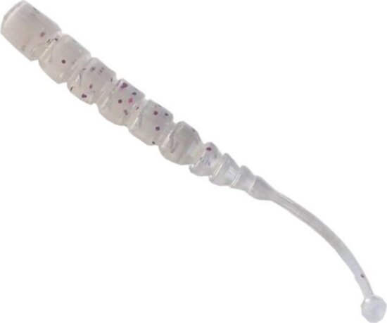 Mustad Aji Ball Tail 2" Clear Purple Glitter 12db/csomag