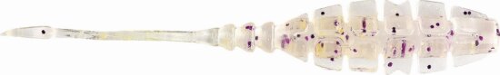 Mustad Aji Winged Bait 2" Clear Purple Glitter 12db/csomag