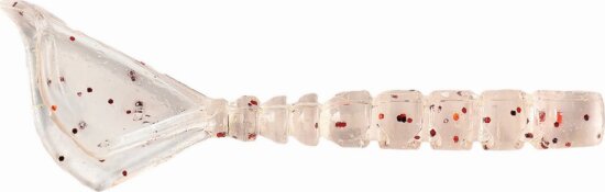 Mustad Aji Parachute Tail 1.7" Uv Clear Red Glitter 12db/csomag