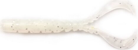 Mustad Aji Craw Tail 1.7" Clear Purple Glitter 12db/csomag