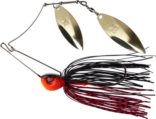 Mustad Arm Lock Spinnerbait 28G Black Orange