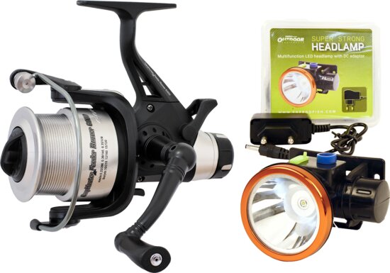 Carp Hunter Feeder Runner 6000 Orsó Szupererős Fejlámpával