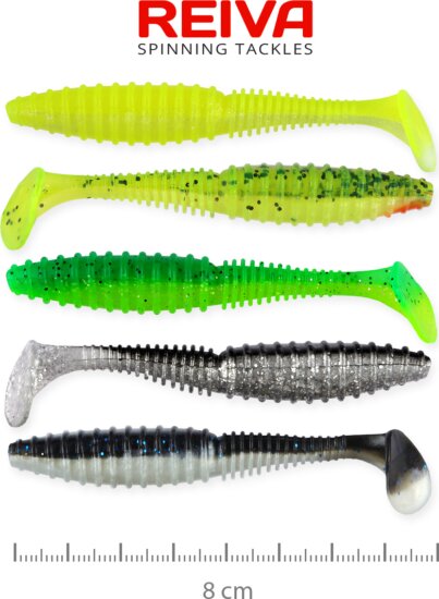 Reiva Zander Power Shad 8cm 5db/cs (5szín)