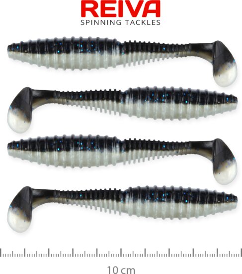 Reiva Zander Power Shad 10cm 4db/cs (Bleak)
