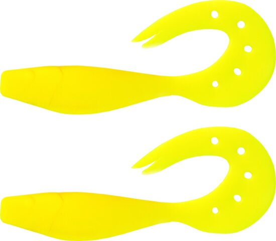 Nevis Twister Shad 14cm 2db/cs (Sárga)