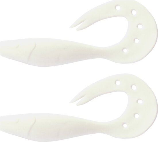 Nevis Twister Shad 14cm 2db/cs (Fehér)