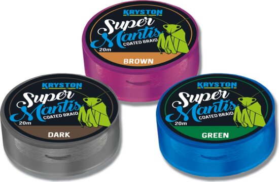 Kryston Super Mantis Coated Braid 25lbs 20m Green