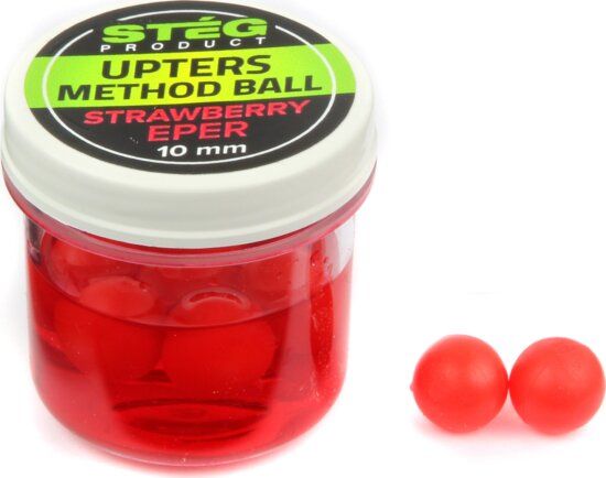 Stég Upters Method Ball Strawberry 10mm 8db/dob.