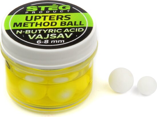 Stég Upters Method Ball N-Butyric Acid 6-8mm 10db/dob.
