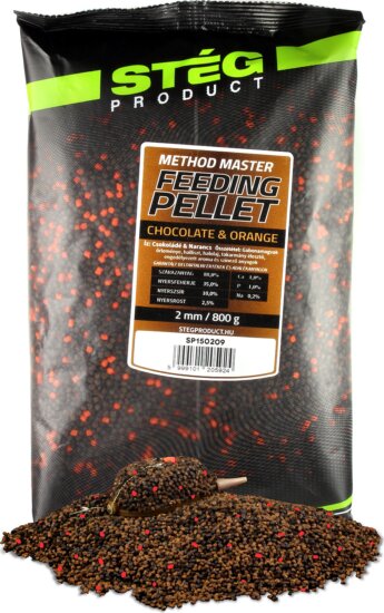 Stég Feeding Pellet 2mm Chocolate-Orange 800g