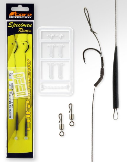 Carp Academy Snowmen Rig Teflon 4-es méret 2db/cs