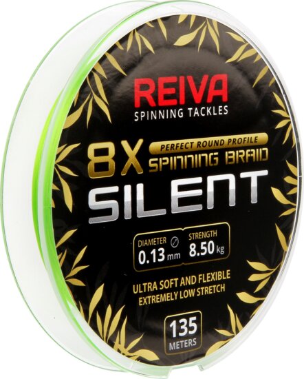 Reiva Silent 135m 0,13mm Fluo Green