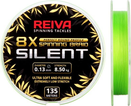 Reiva Silent 135m 0,10mm Fluo Green