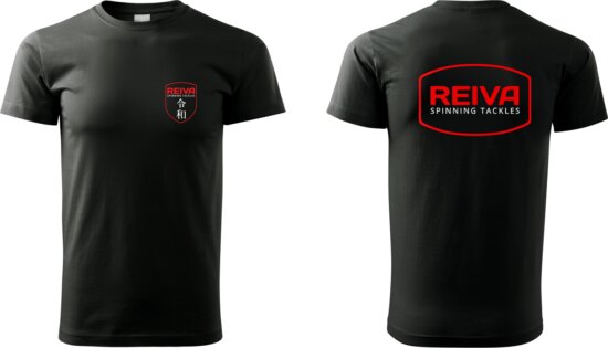 Reiva Póló 100% pamut Fekete 2XL