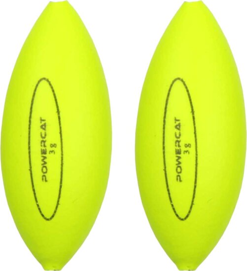 Nevis Powercat micro U-float 1.5g sárga 2db/cs