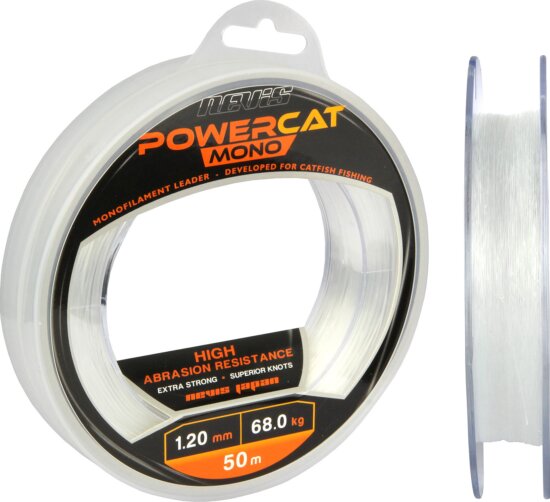 Nevis Powercat harcsázó előkezsinór mono 50m 1.3mm