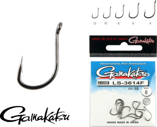 Gamakatsu LS-3614F/004 N/L 8db/cs.