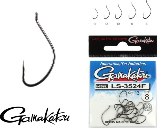 Gamakatsu LS-3524F/014 RE N/L 14-es 13db/cs