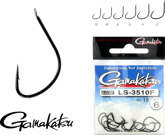 Gamakatsu LS-3510F/008 N/L 15db/cs.
