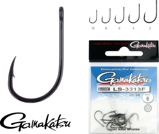 Gamakatsu LS-3313F/004 RE N/L 4-es 12db/cs