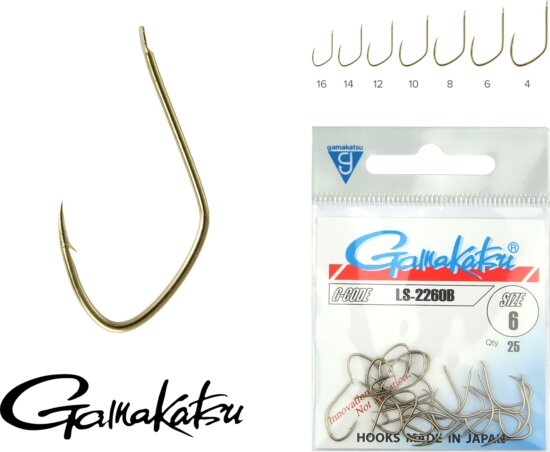 Gamakatsu LS-2260B/008 25/cs