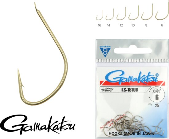 Gamakatsu LS-1810B/012 25/cs.