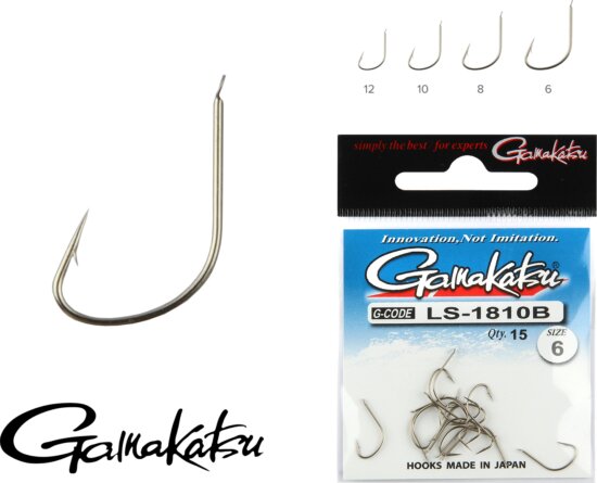 Gamakatsu LS-1810B/008 N/L 15db/cs.