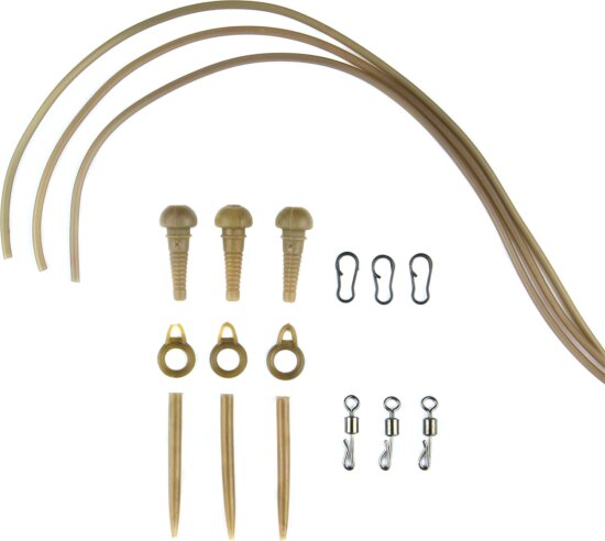 Carp Academy Komplett végszerelék-lágy csövön 3db (356406)