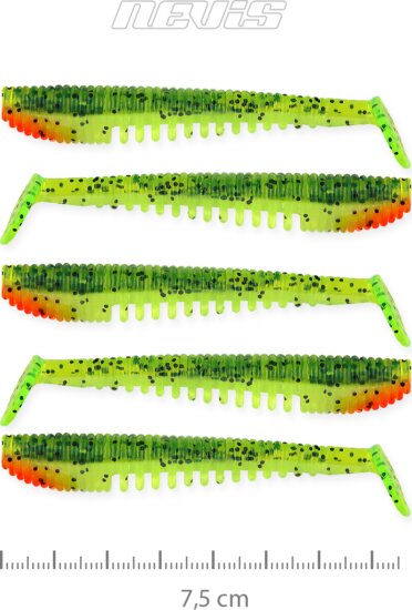 Nevis Impulse Shad 7.5cm 5db/cs (Watermelon)