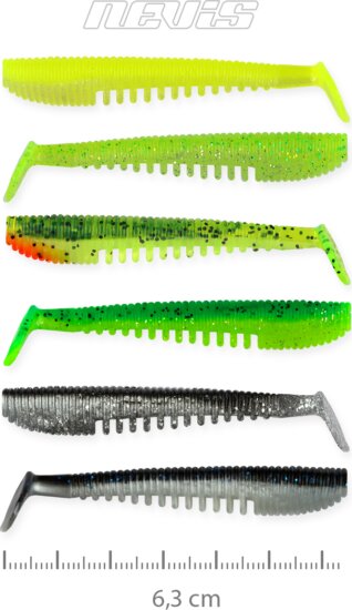 Nevis Impulse Shad 6.3cm 6db/cs 6szín