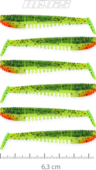 Nevis Impulse Shad 6.3cm 6db/cs (Watermelon)