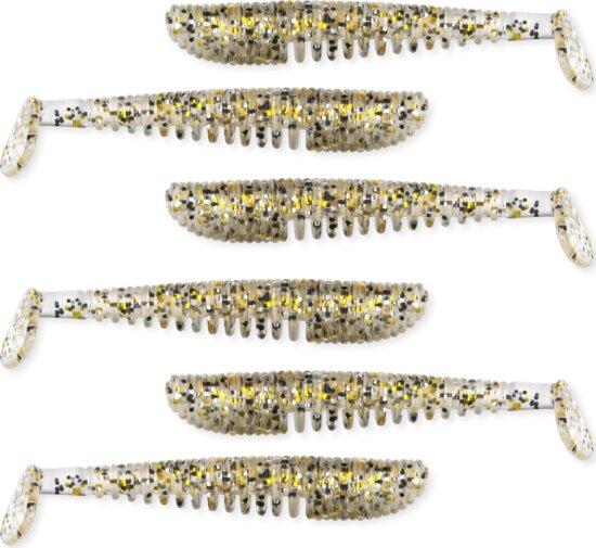 Nevis Impulse Shad 6.3cm 6db/cs (Salt and Pepper)