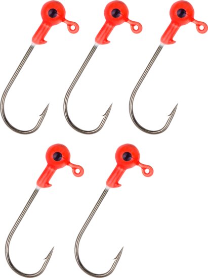 Nevis Gumihal fej piros 5/0 3g 5db/cs