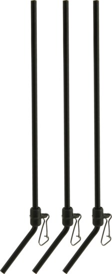 Nevis Gubancgátló cső 30cm 3/cs. fekete (3452-2)