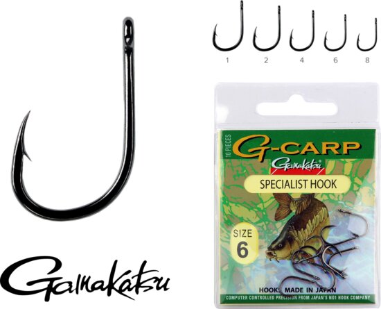 Gamakatsu G-Carp specialist 10/cs.6