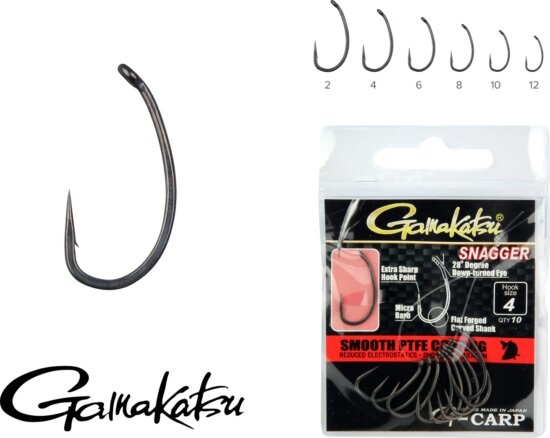 Gamakatsu G-Carp Snagger 10/cs. 4-es