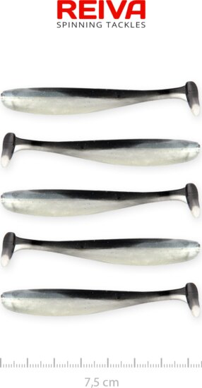 Reiva Flash Shad 7.5cm 5db/cs (Bleak)