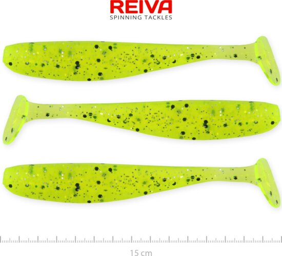 Reiva Flash Shad 15cm 3db/cs (Poppy green)