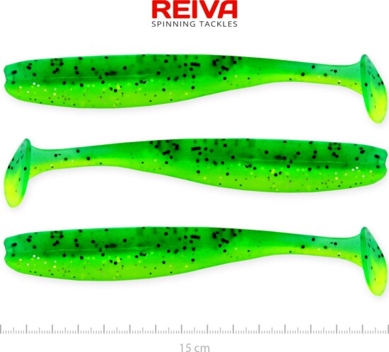 Reiva Flash Shad 15cm 3db/cs (Poison green)