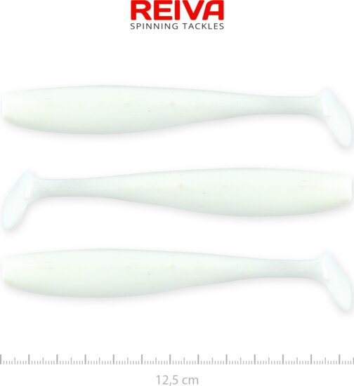 Reiva Flash Shad 12.5cm 3db/cs (Classic white)