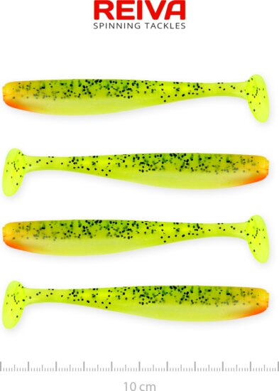 Reiva Flash Shad 10cm 4db/cs (Watermelon)
