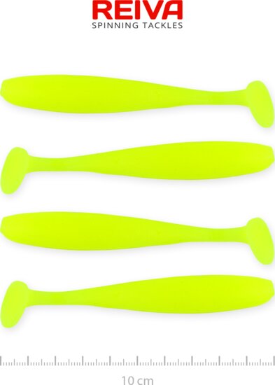 Reiva Flash Shad 10cm 4db/cs (Lemonade)