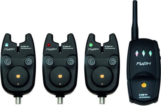 Carp Academy Flash elektromos kapásjelző 3+1 szett