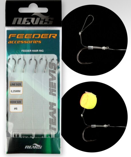 Nevis Feeder monofil előke 8 5db/cs