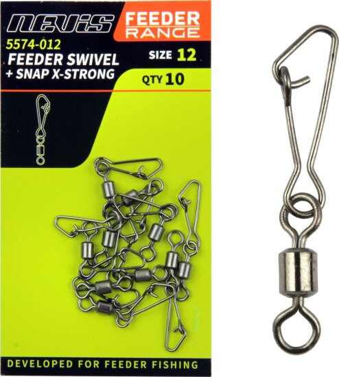 Nevis Feeder forgókapocs 12-es 10db/cs