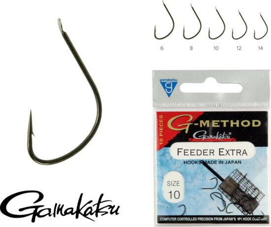 Gamakatsu Feeder Extra 10/cs.010