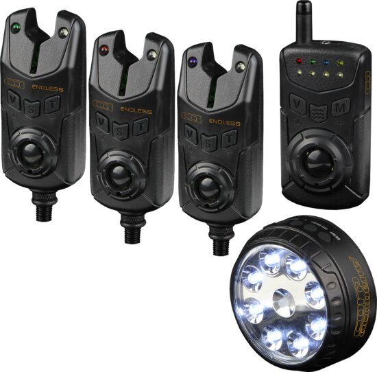 Carp Academy Endless elektromos kapásjelző 3+1 +sátorlámpa