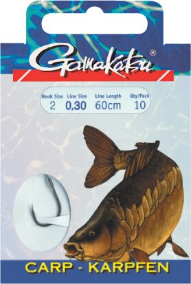 Gamakatsu Carp előkötött 10/cs.(BKG-3310F/004)